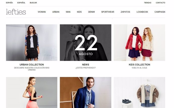 Lefties lanza tienda online Inditex 