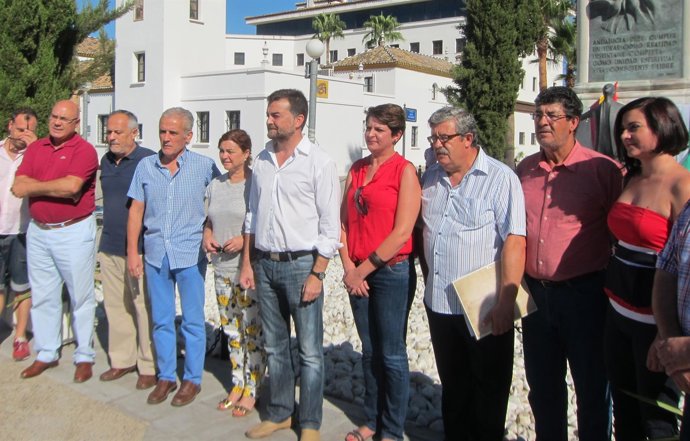 Antonio Maíllo en un acto de homenaje a Blas Infante