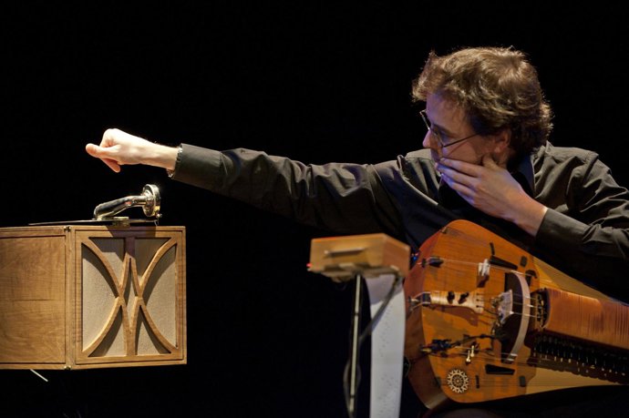 El músico Germán Díaz 