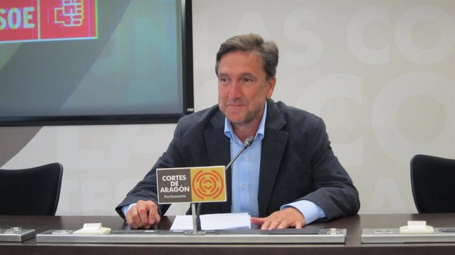 El diputado del PSOE en las Cortes de Aragón, Eduardo Alonso