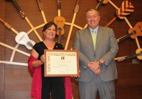 El cocinero Quique Dacosta y la cantaora Carmen Linares ya lucen su 'Castillete de Oro'