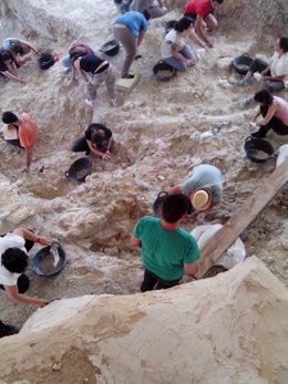 Excavaciones en Orce, primer día