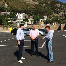 Inauguración del nuevo aparcamiento de Casarabonela