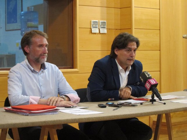Marcel·lí Minaya y Pablo Mielgo en rueda de prensa