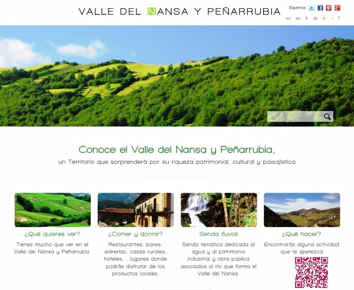 Fundación Botín Lanza Web Valledelnansa.Org Y Aplicación Para Promoción Turístic