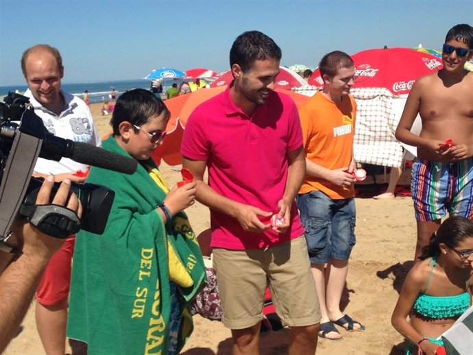 El secretario general de Juventudes Socialistas en Andalucía, José Carlos Durán.