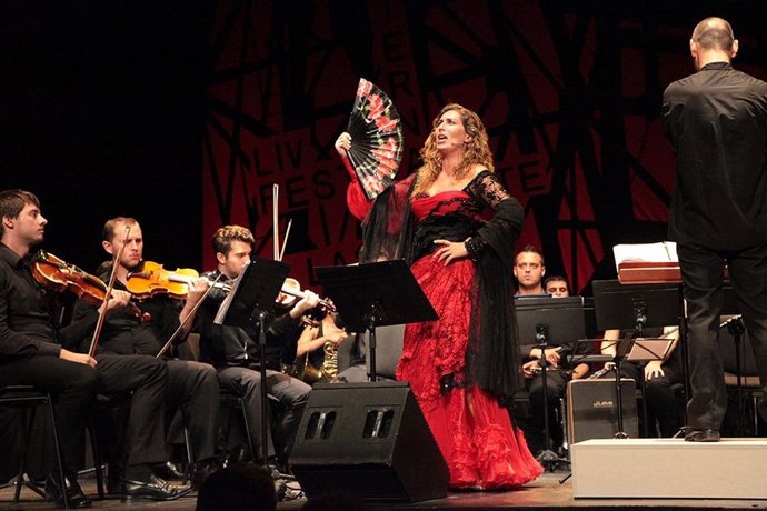 Estrella Morente en el Cante de las Minas