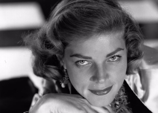 American model, theatre and film actress Lauren Bacall