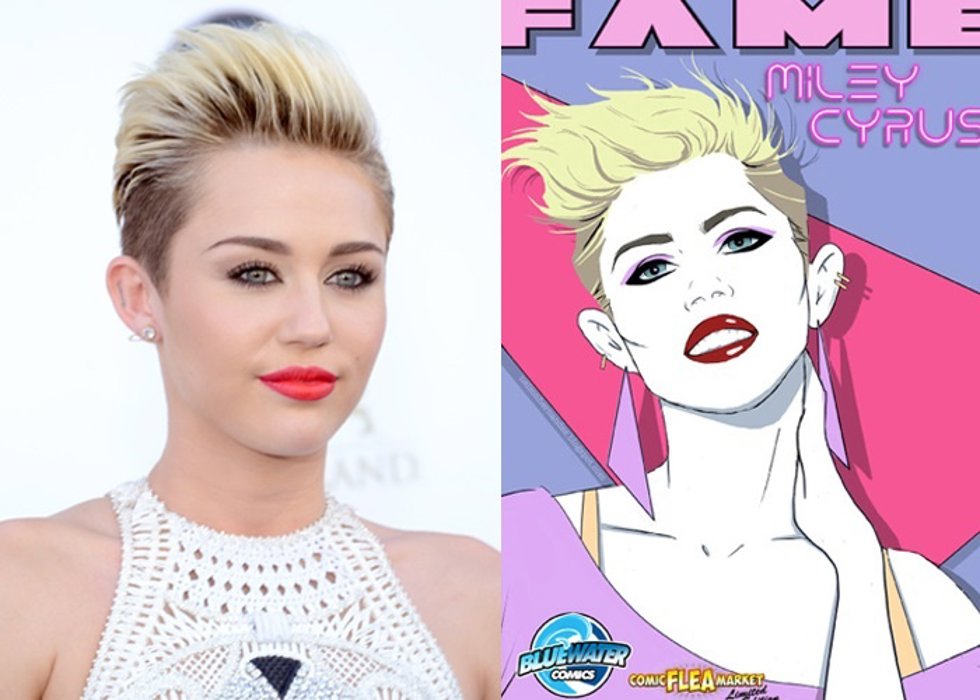La vida de Miley Cyrus plasmada en un cómic