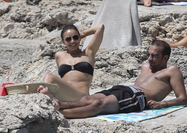 Chenoa y su novio Javier Arpa en Palma de Mallorca