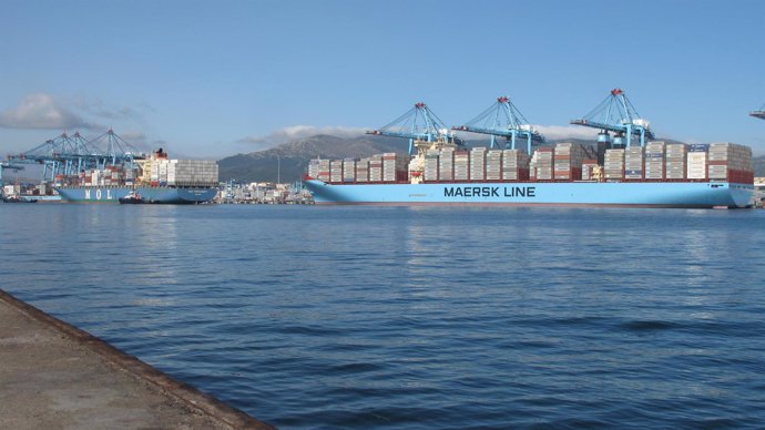  El Buque Marstal Maersk En Algeciras