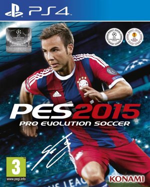 Portada de PES 2015 para PS4 protagonizada por Mario Götze