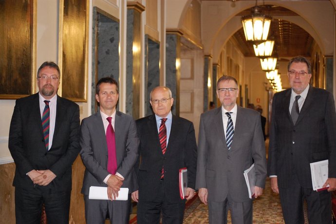 Portavoces del Senado de los grupos parlamentarios de la oposición