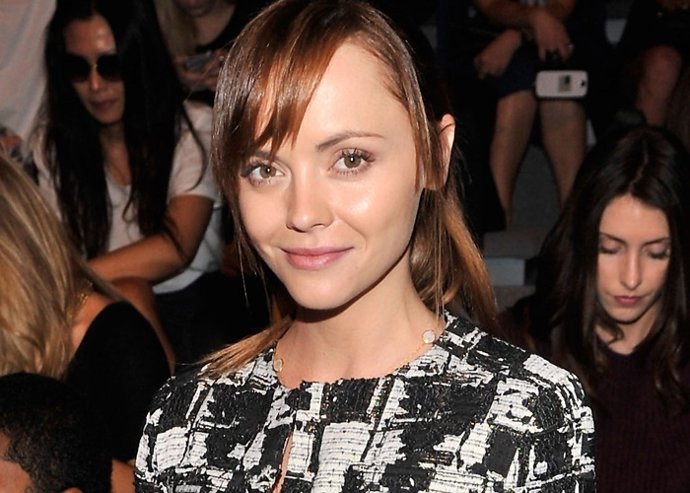  Actress Christina Ricci Poses Backstage At The Ric