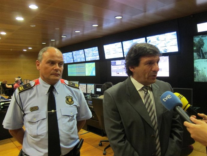 El director general del SCT, Joan Josep Isern, i Vicenç Gasulla