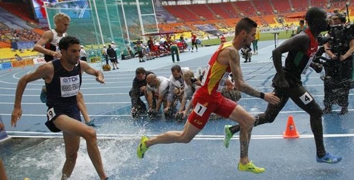 Ángel Mullera, medalla de bronce en 3.000 obstáculos