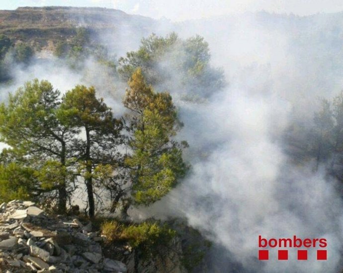 Incendio en Mont-ral