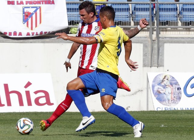 Mandzukic, con el Atlético de Madrid