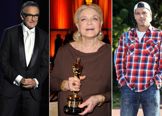Robin Williams Frank Cuesta Lauren Bacall 