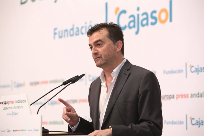 Antonio Maíllo en los desayunos informativos de Europa Press Andalucía