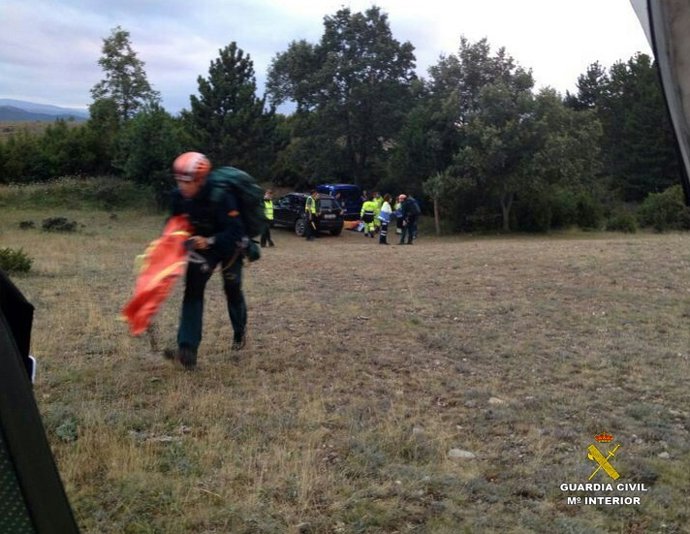 Rescate parapentista