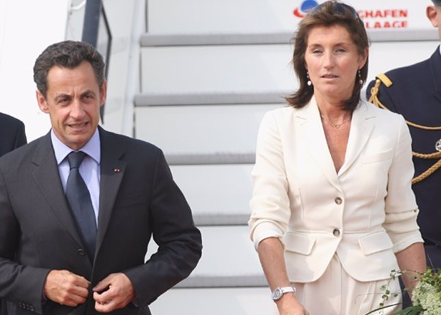 Nicolas Sarkozy y Cecile 