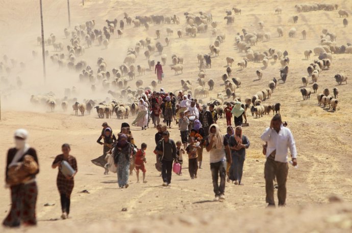 Desplazados yazidíes en Irak