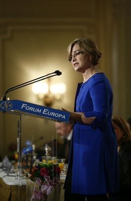 La presidenta de la Sareb Belén Romana