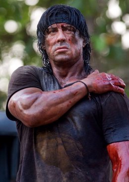 Sylvester Stallone como Rambo 