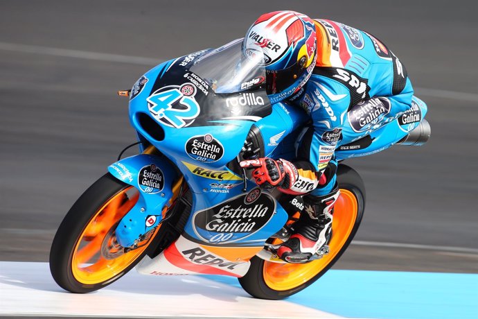 El piloto español de Moto3 Álex Rins