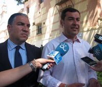 Moreno: "Chaves y Griñán ocuparán un lugar muy triste en la historia de Andalucía"