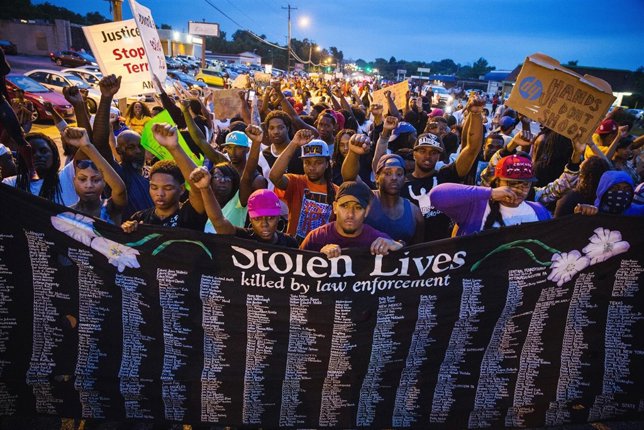 Protestas por el asesinato en Ferguson