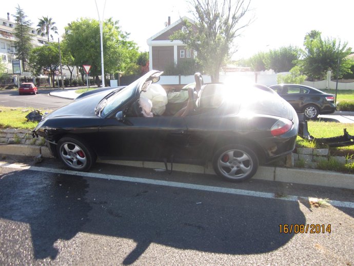 Accidente de tráfico en Badajoz