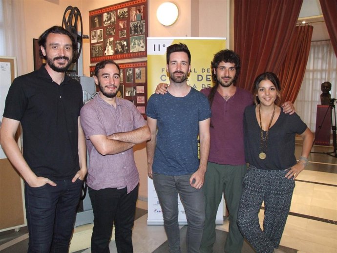 Participantes en una mesa redonda del Festival de Cine de Tarazona