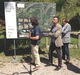 El Conseller Santi Vila en Rialp