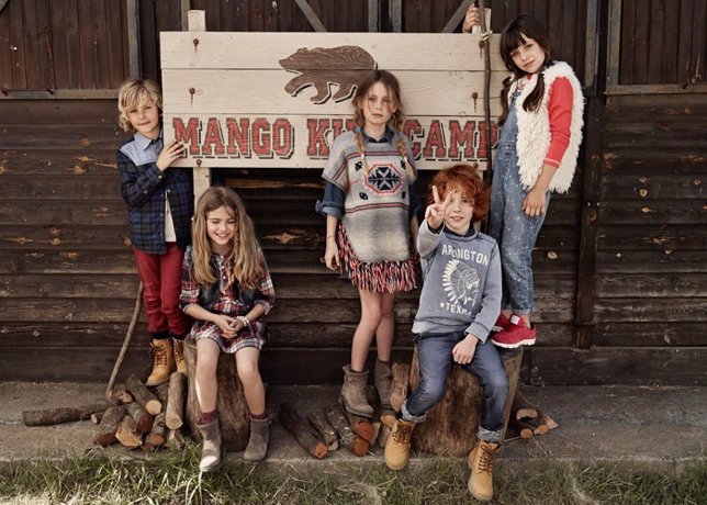 MANGO Kids y su colección Otoño-Invierno de inspiración vaquera para los peques