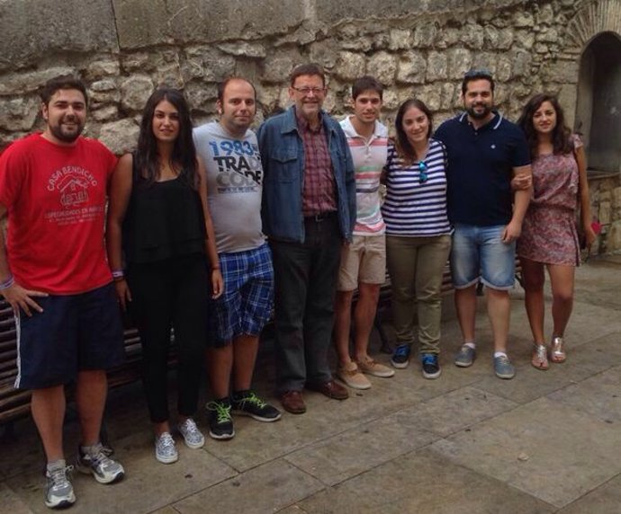 Reunión de Puig con jóvenes del PSPV
