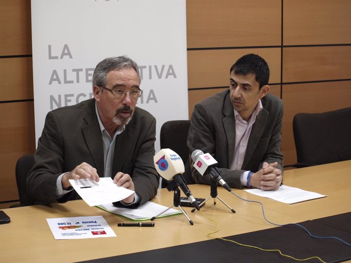 Sotomayor y Serna (UPyD) en rueda de prensa