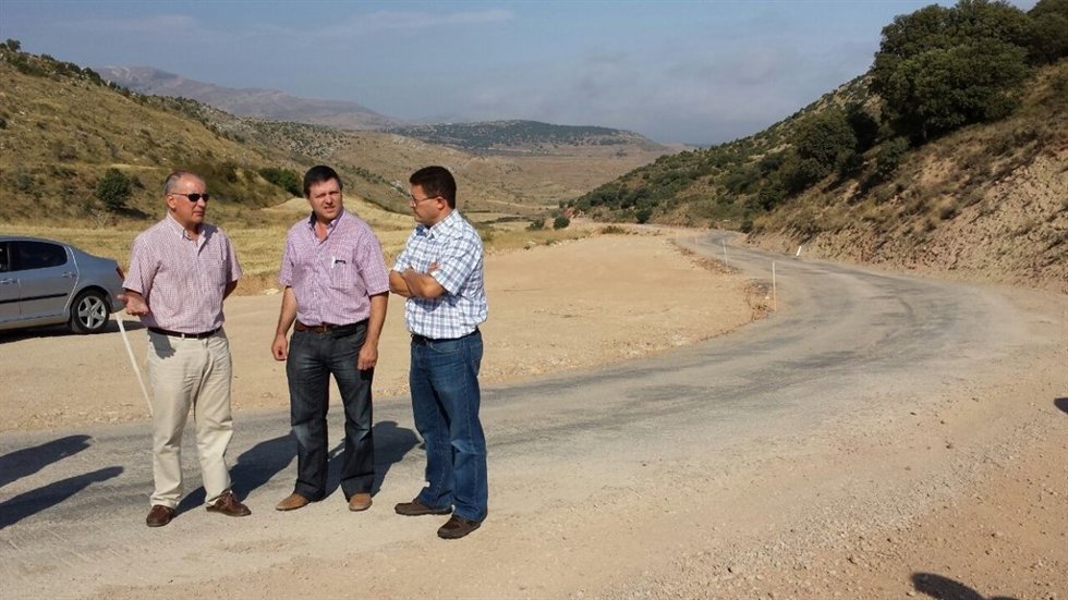 Arminio visita a varias carreteras de Teruel