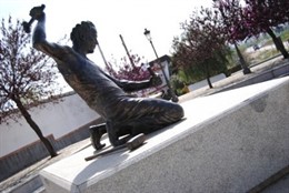 Estatua del cantero.