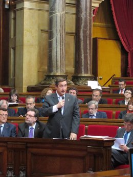 El Conseller Josep Maria Pelegrí En El Parlament
