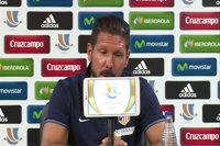 Simeone: "El Madrid jugó mejor con Di María, el mejor jugador que tiene"