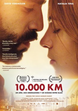 Cartel película '10.000 km'