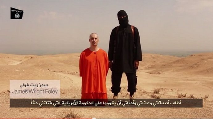 Imágenes del vídeo en Internet con la supuesta decapitación de James Foley