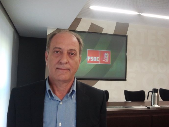 El diputado del PSOE en las Cortes de Aragón, José Ramón Ibáñez     