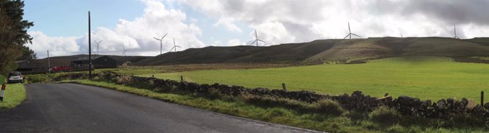 Futuro parque eólico de Dersalloch (Escocia) de Iberdrola