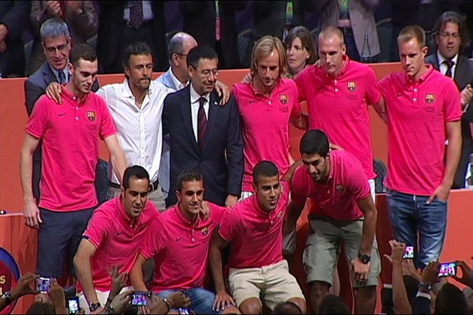 Presentación de los nuevos fichajes del Barça