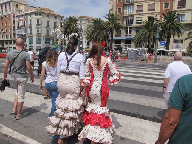 Feria de Málaga, Flamenca, turismo, Turista, Flamenco