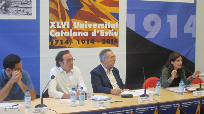 J. Vendrell (ICV) J.Rull (CDC) S. Alegret (UCE) G.Calvet (ERC)