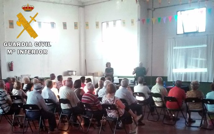 Charla celebrada en Báguena